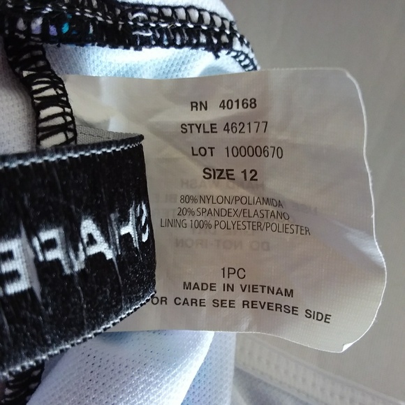 ☆☆SOLD☆☆ Trim Shaper Tropical Print Tankini Top - Picture 8 of 8